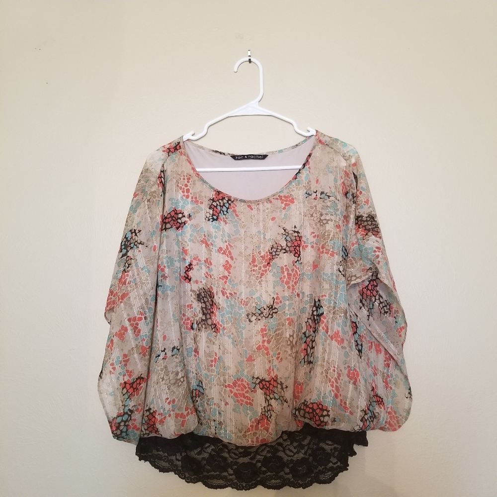 Zac and Rachel Wome's Top Size XL